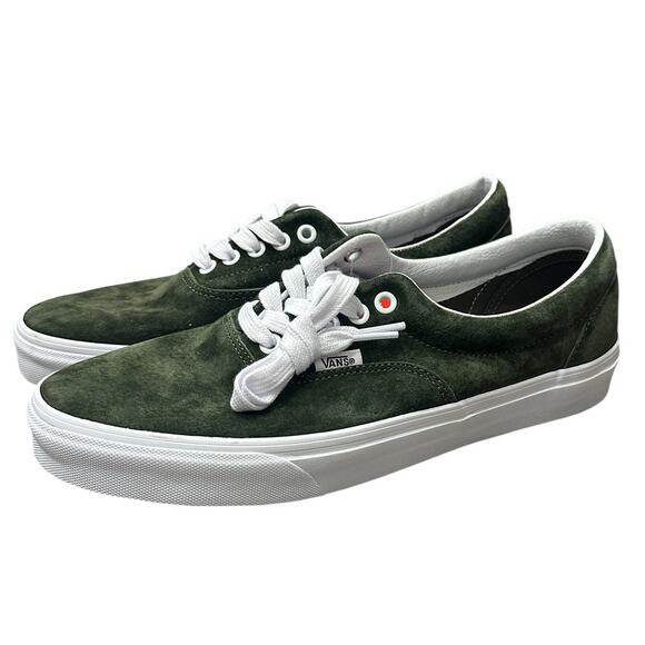 Vans Era Pig Suede Grape Leaf Green NWT Water-Repellent Skate Shoes M 9.5 / W 11 - Picture 1 of 8